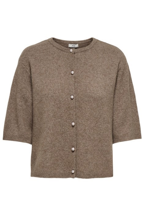 Jdyrue Life 2/4 Pearl Cardigan - Bruin Melee