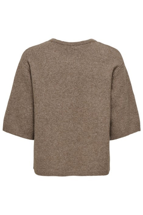 Jdyrue Life 2/4 Pearl Cardigan - Bruin Melee