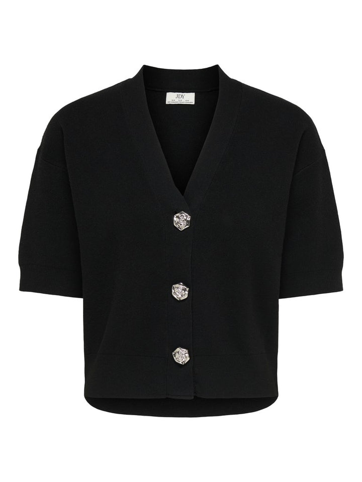 Jdyprime Life 2/4 V-neck Cardigan Knt - Zwart