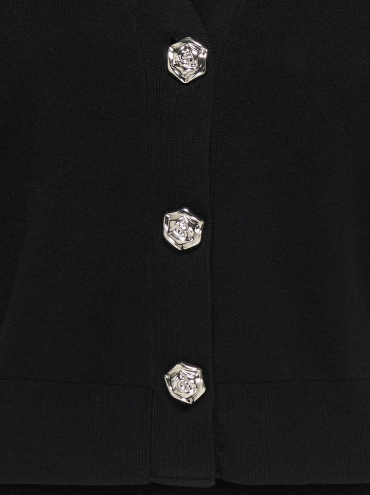 Jdyprime Life 2/4 V-neck Cardigan Knt - Zwart