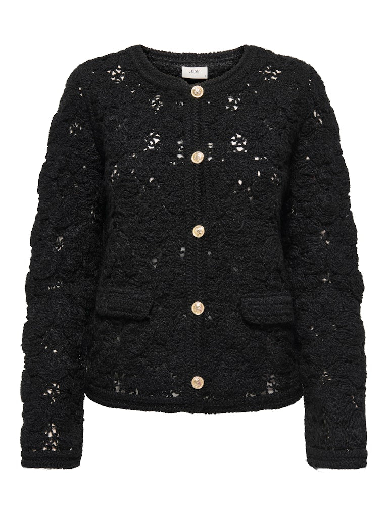 Jdyemilie L/s Cardigan Jrs - Zwart