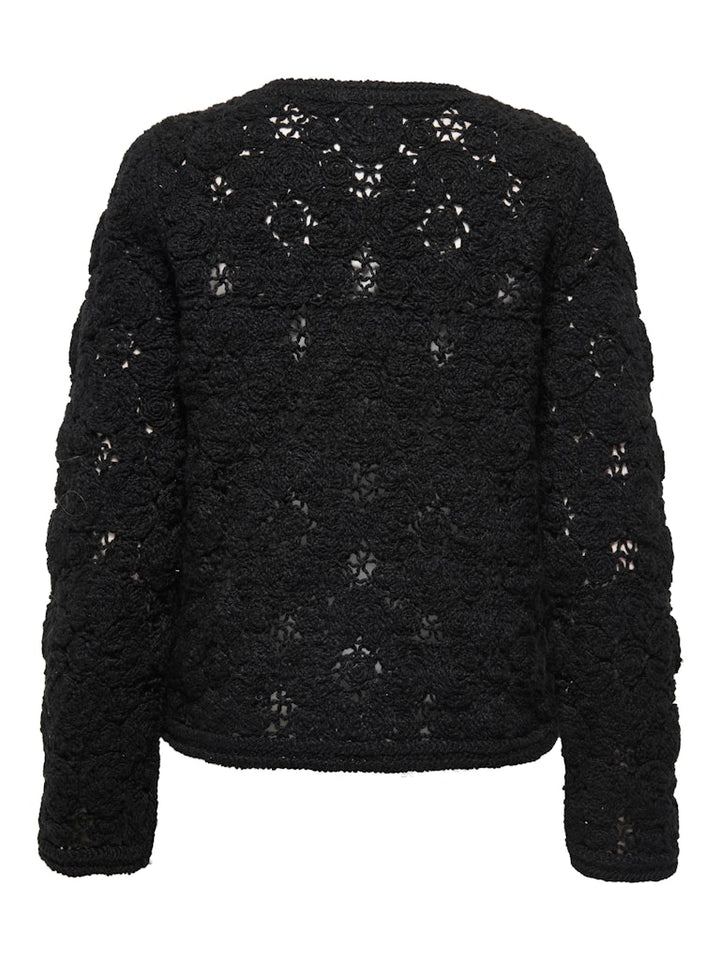 Jdyemilie L/s Cardigan Jrs - Zwart