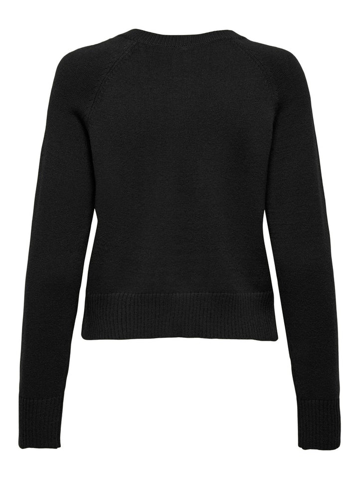 Onlkatia Ls Short Cardigan Cc Knt - Zwart