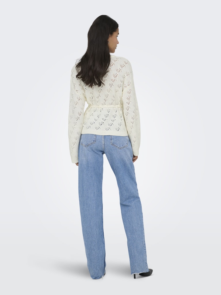 Onlelke Life Ls Cardigan Cc Knt - Off-white