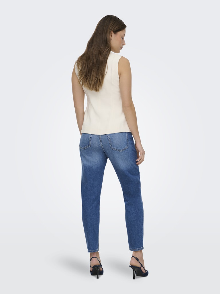 Onltila Life S/l Waistcoat Tlr - Off-white