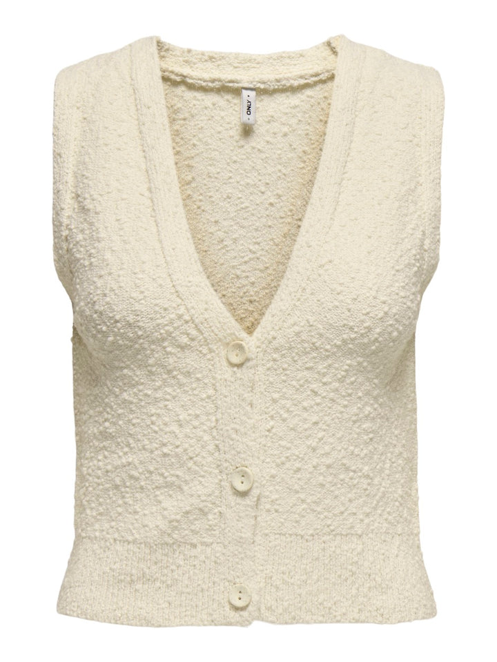 Onlalvilda Sl Waistcoat Cc Knt - Beige