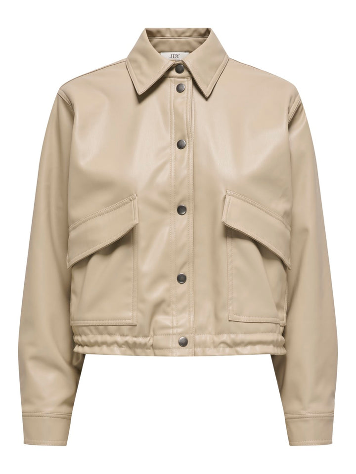 Jdyalaia L/s Faux Bomber Wvn - Beige