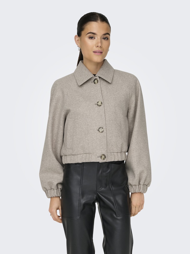 Onlnancy Life Collar Jacket Cc Otw - Zand