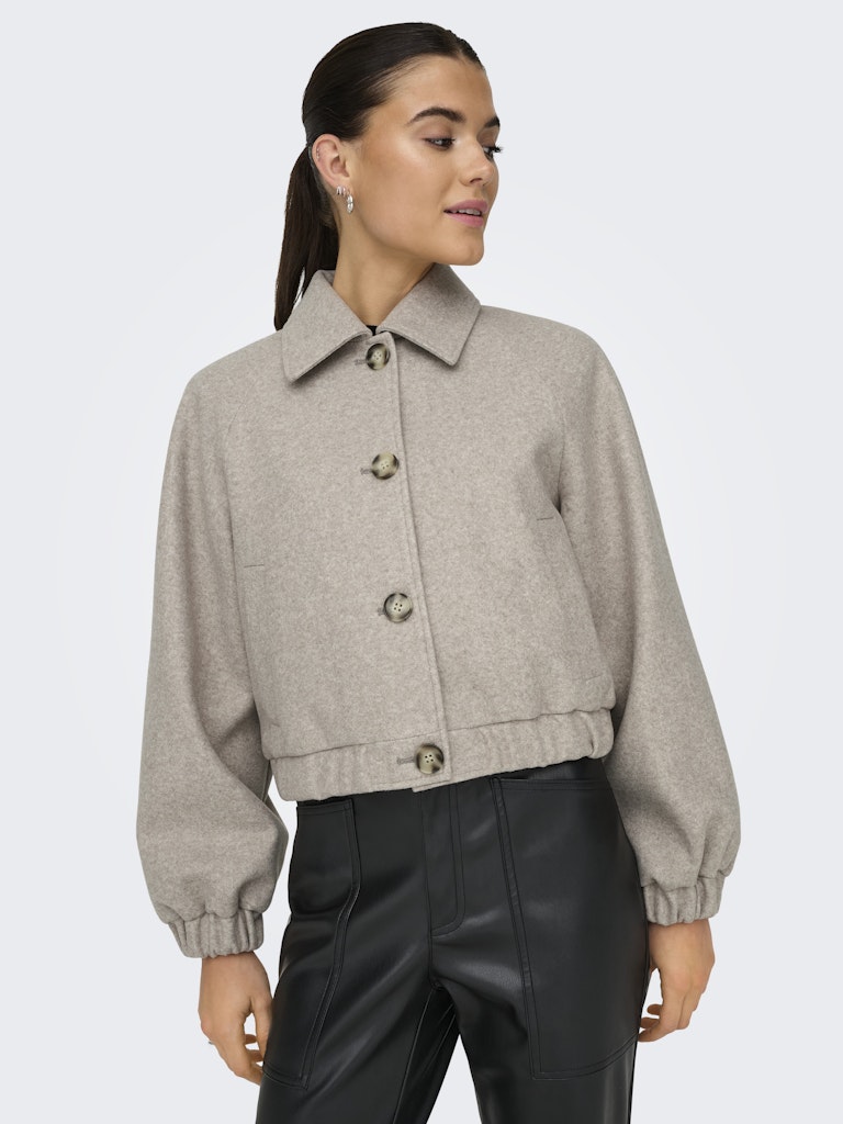 Onlnancy Life Collar Jacket Cc Otw - Zand