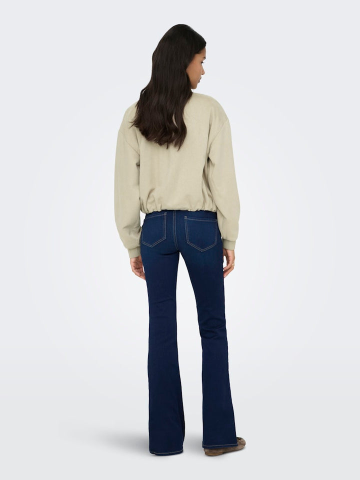 Onlmavi Life Ls Faux Suede Bomber Cc Pnt - Zand