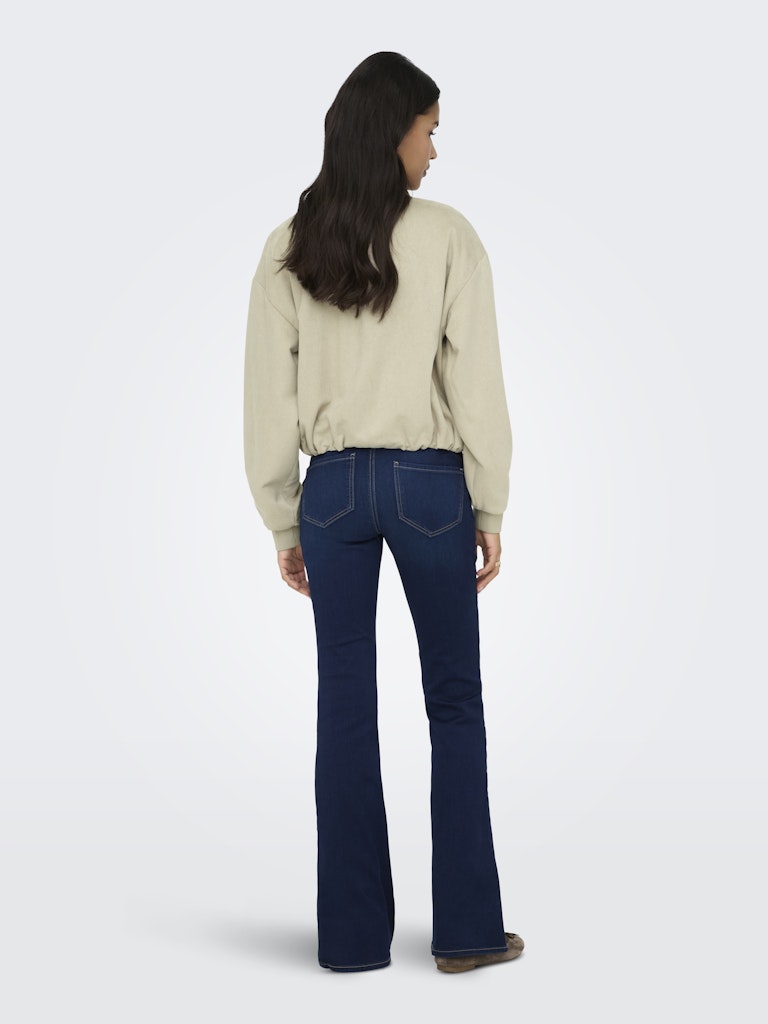 Onlmavi Life Ls Faux Suede Bomber Cc Pnt - Zand