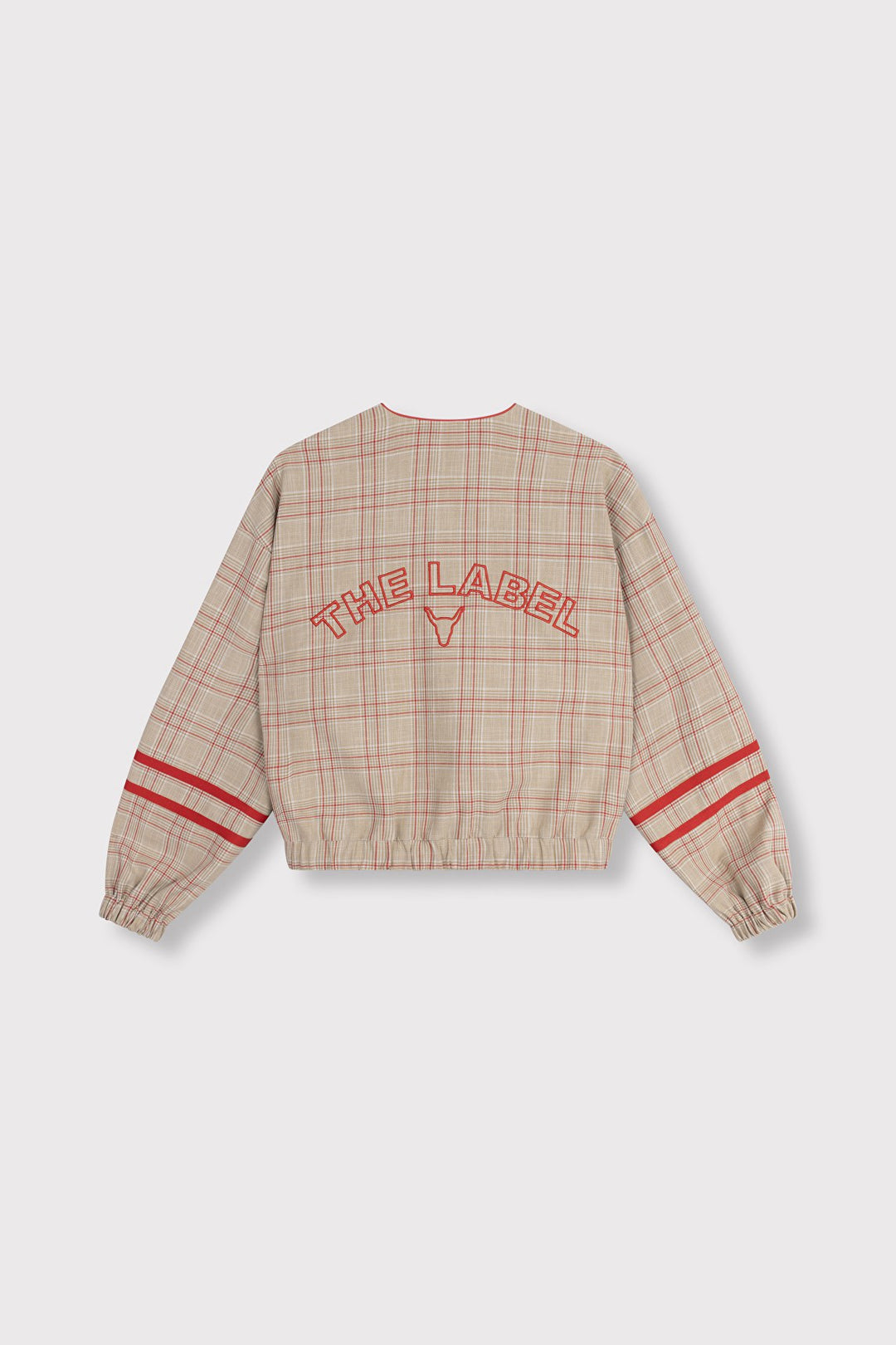Sporty Check Bomber - Zand Dessin