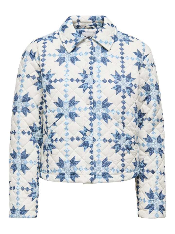Onlbiana Quilt Jacket Cc Otw - Wit Dessin