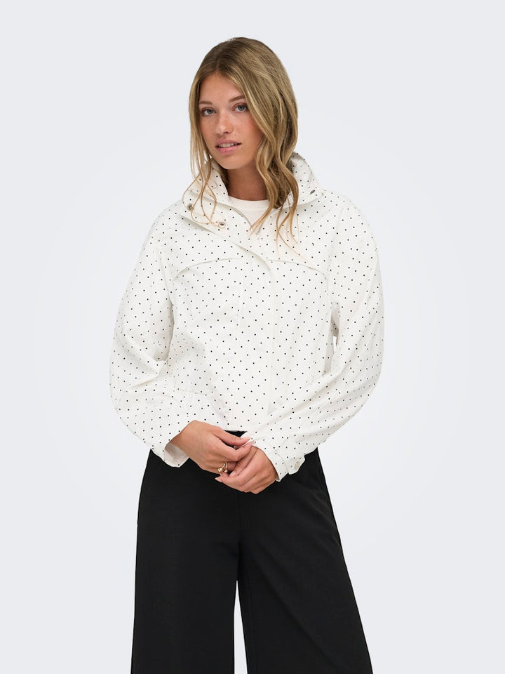 Jdynaomi L/s Jacket Wvn Exp - Wit Dessin