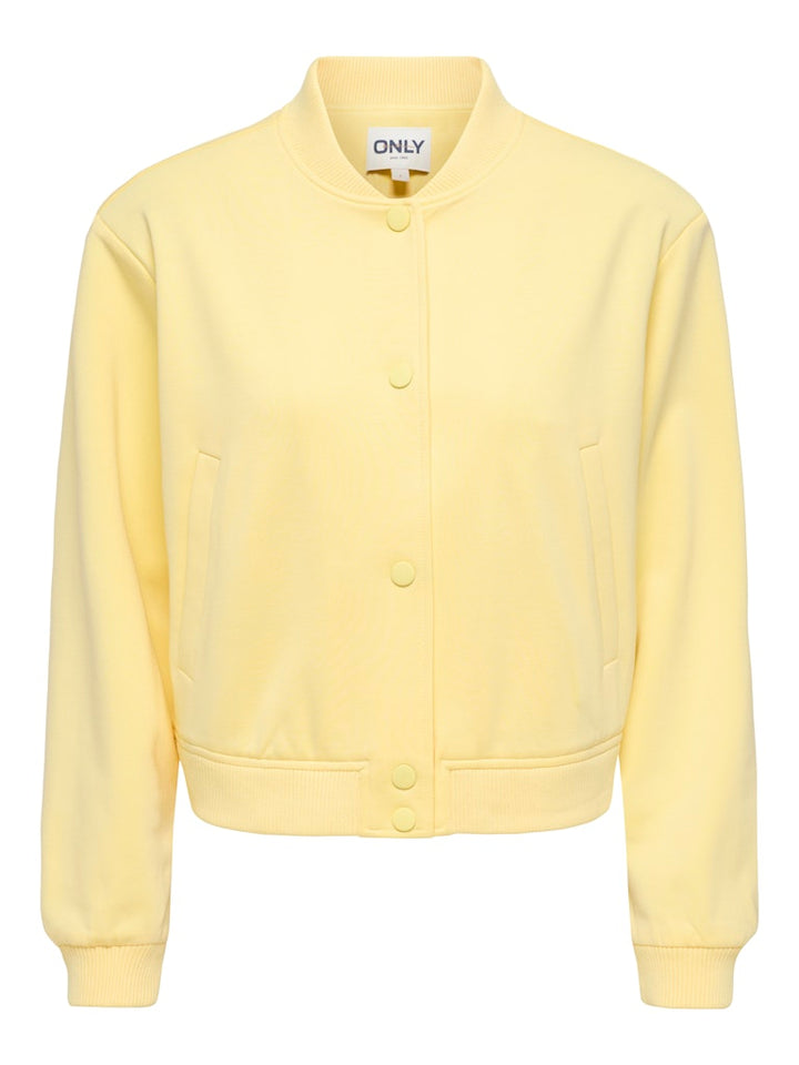 Onlpoptrash L/s Short Bomber Pnt - Geel