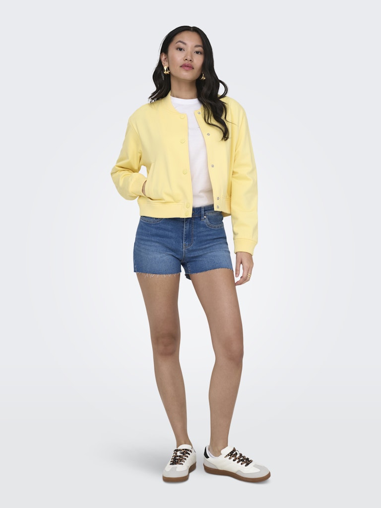 Onlpoptrash L/s Short Bomber Pnt - Geel
