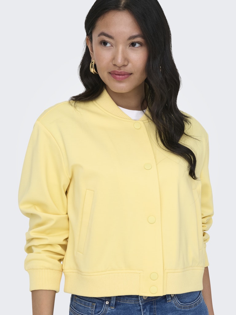 Onlpoptrash L/s Short Bomber Pnt - Geel