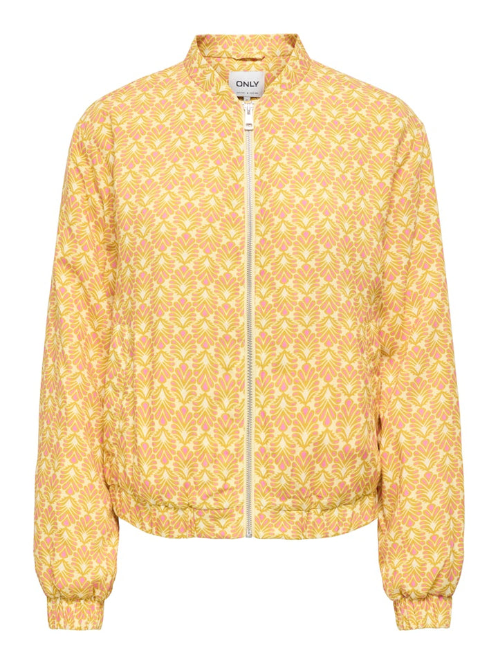 Onlbiana Aop Bomber Cs Otw - Geel Dessin