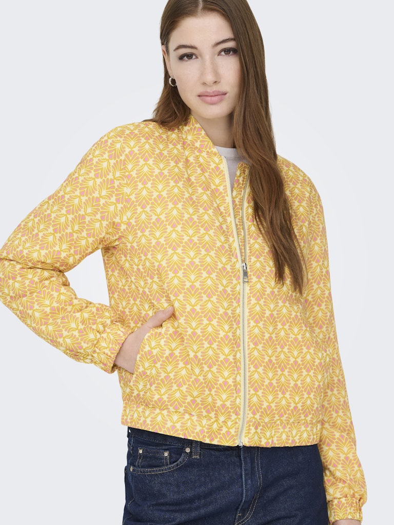 Onlbiana Aop Bomber Cs Otw - Geel Dessin