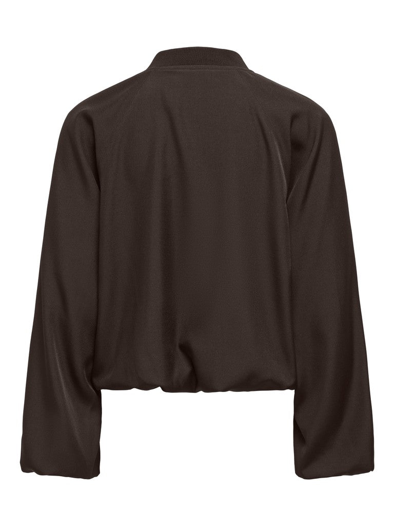 Jdyjerome L/s Balloon Bomber Wvn - Bruin