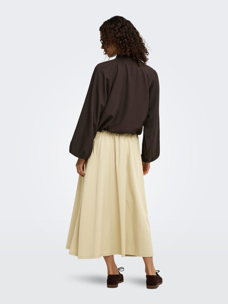 Jdyjerome L/s Balloon Bomber Wvn - Bruin