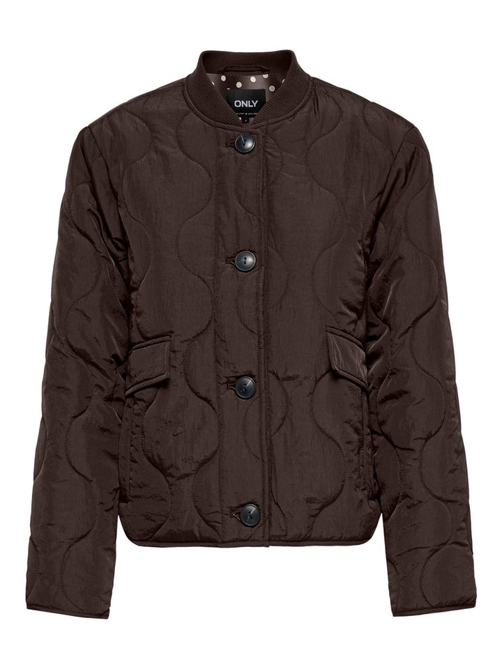 Onlsalsa Quilted Jacket Cc Otw - Bruin