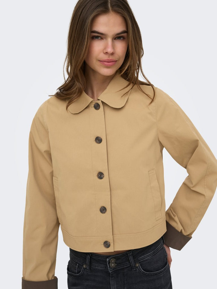Onlorchid Life Contrast Jacket Otw - Licht Bruin