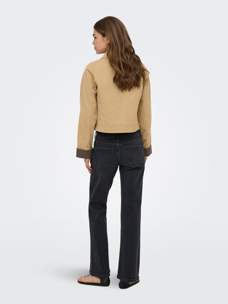Onlorchid Life Contrast Jacket Otw - Licht Bruin