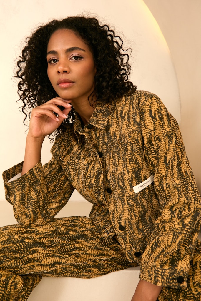 Jacket Maria - Bruin Dessin