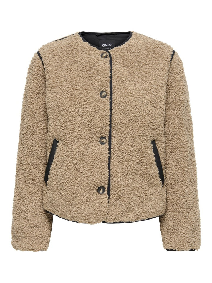Onlines Teddy Jacket Cc Otw - Bruin Dessin