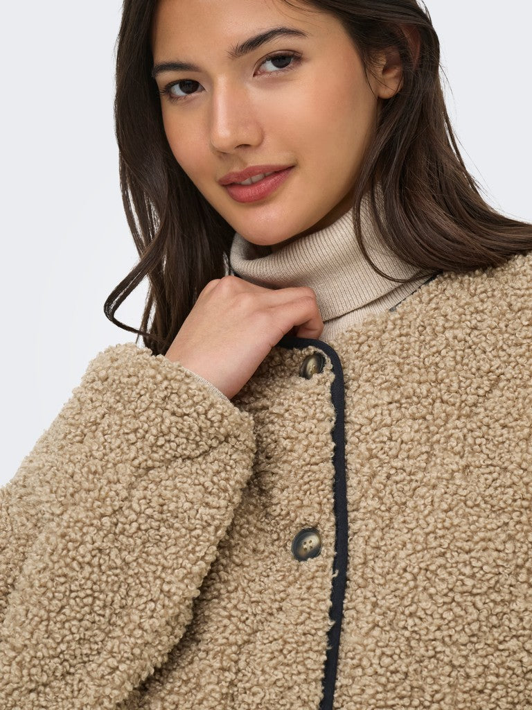 Onlines Teddy Jacket Cc Otw - Bruin Dessin