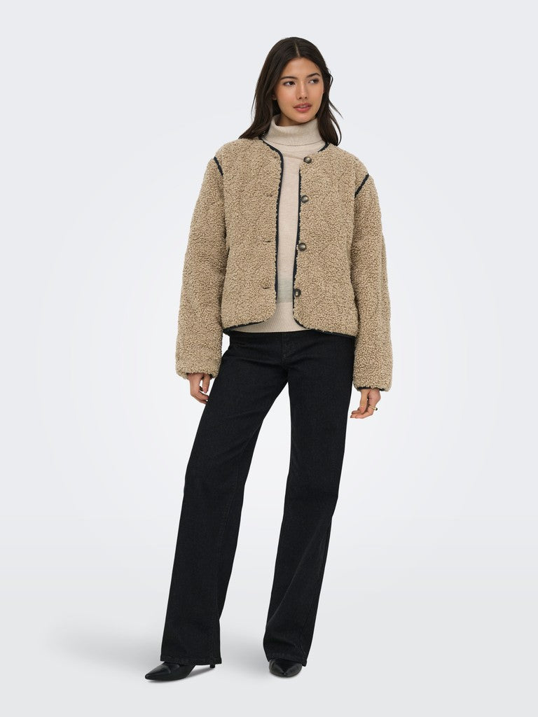 Onlines Teddy Jacket Cc Otw - Bruin Dessin