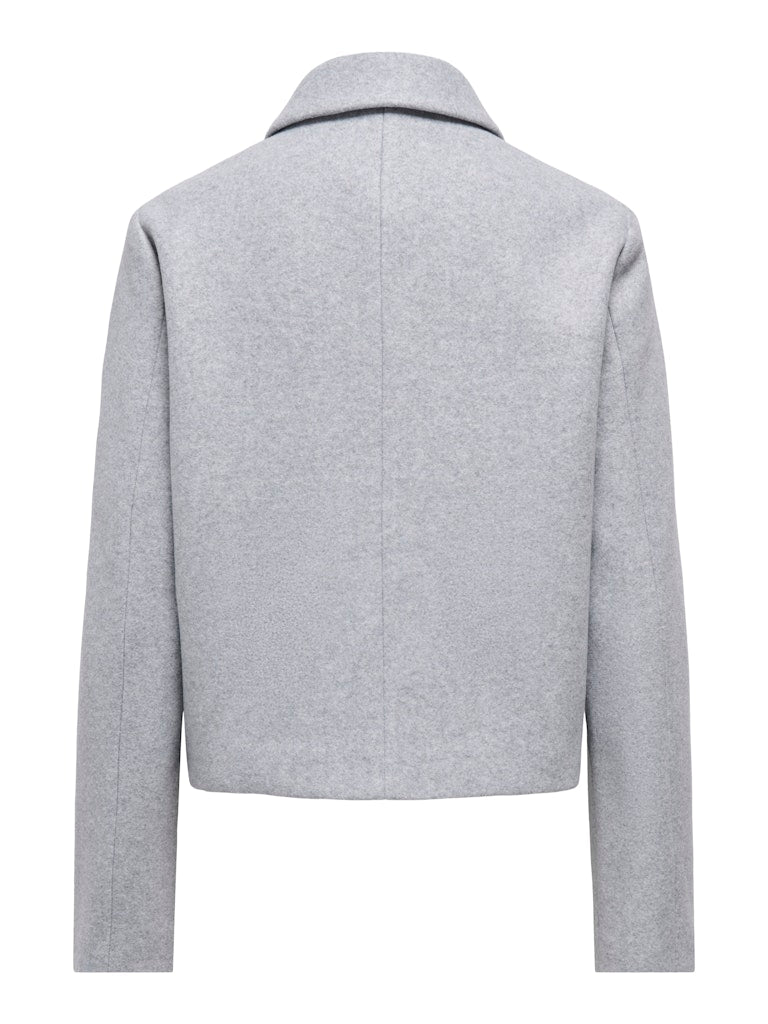 Onlvela Zip Short Jacket - Grijs Melee