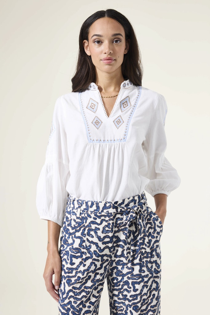 Blouse L/s - Off-white