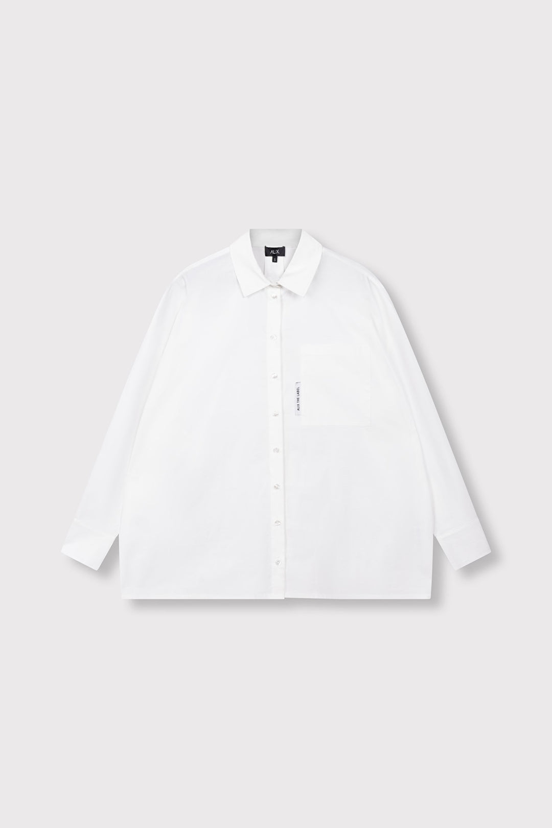 Woven Oversized Blouse - Off-white