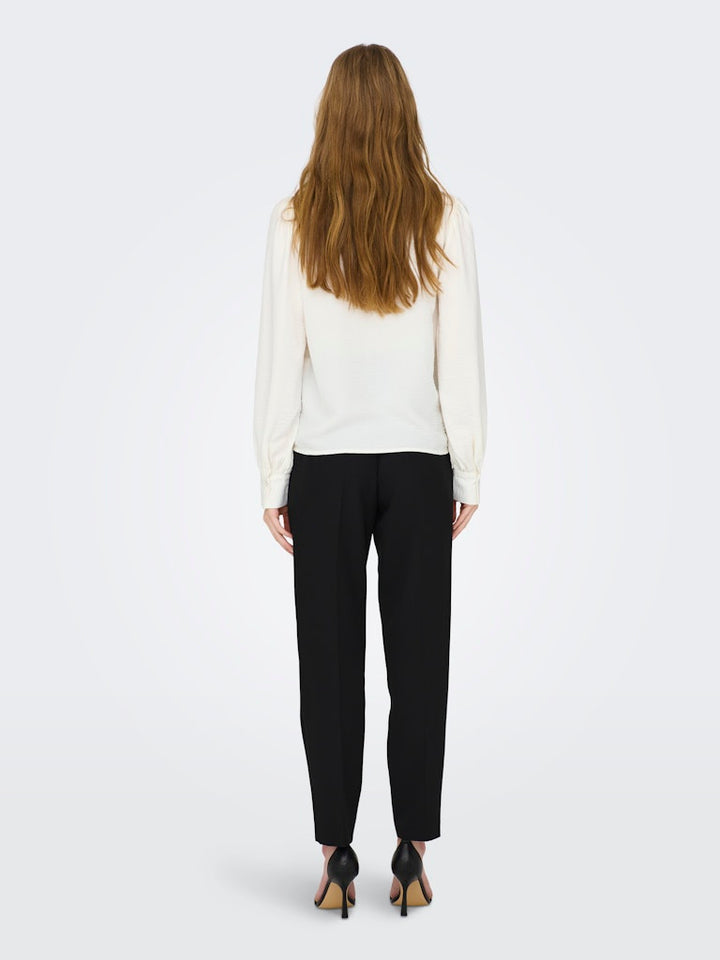 Jdydivya Life L/s Puff Shirt Wvn Dia - Off-white