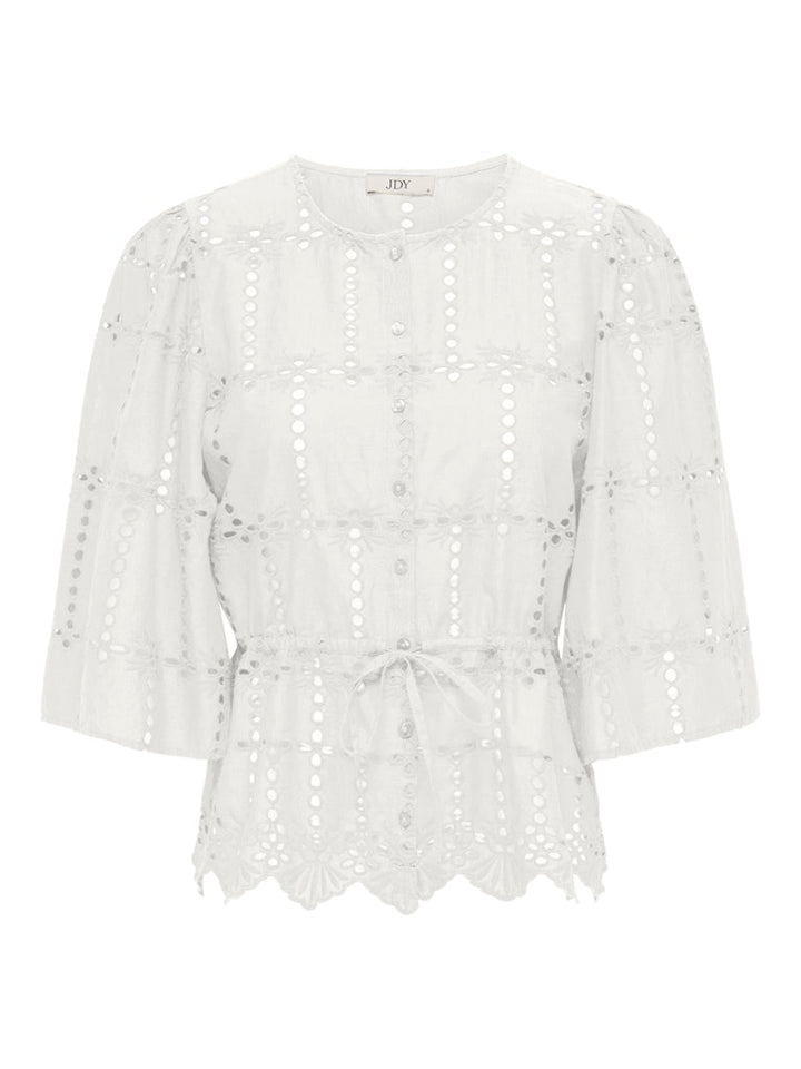 Jdyjojo 3/4 Anglaise Shirt Wvn - Off-white