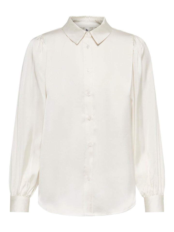 Onlzora Ls Puff Shirt Noos - Ecru