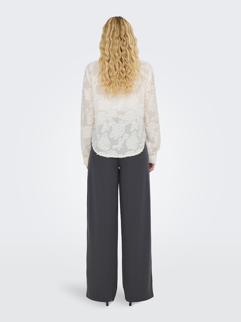 Jdymaia L/s Shirt Wvn - Ecru