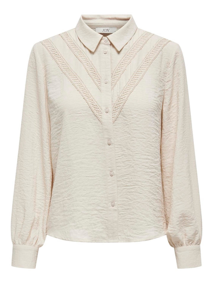 Jdyrachel L/s Lace Shirt Wvn - Zand