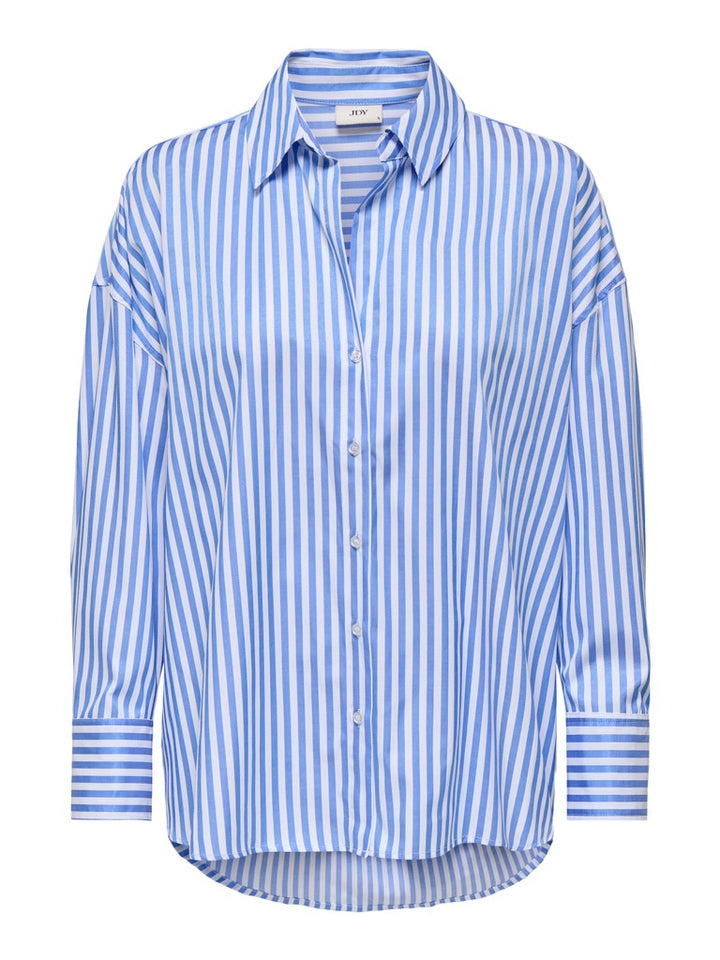 Jdyvesper L/s Loose Shirt Wvn Noos - Wit Dessin