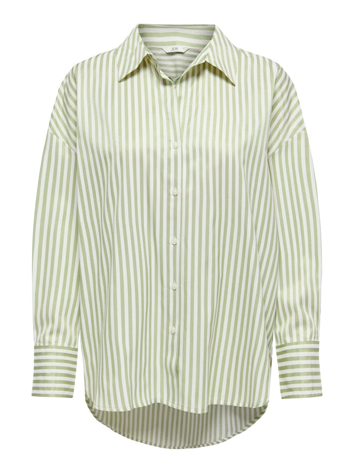 Jdyvesper L/s Loose Shirt Wvn Noos - Wit Dessin