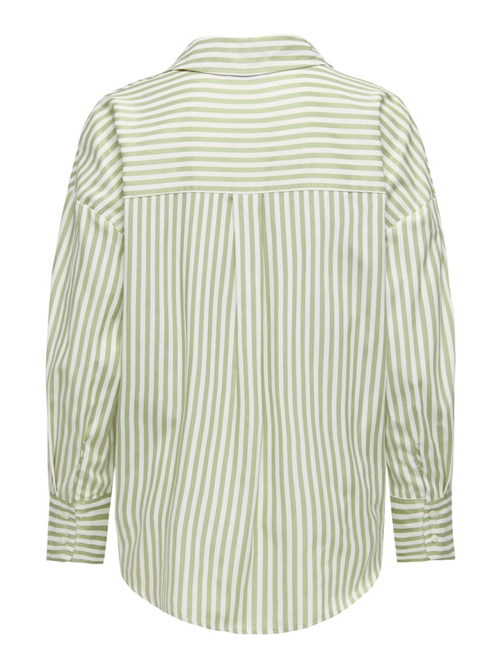 Jdyvesper L/s Loose Shirt Wvn Noos - Wit Dessin