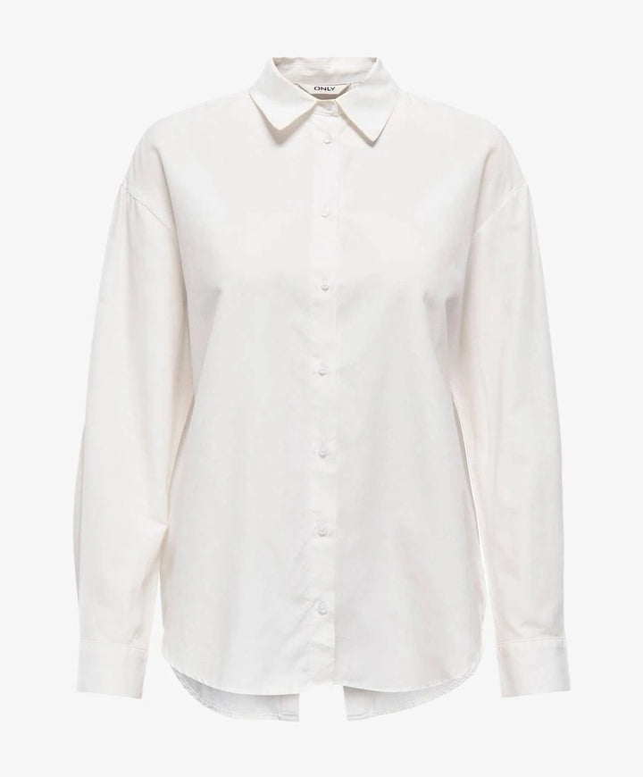 Onlria L/s Open Note Shirt Wvn Cs - Off-white