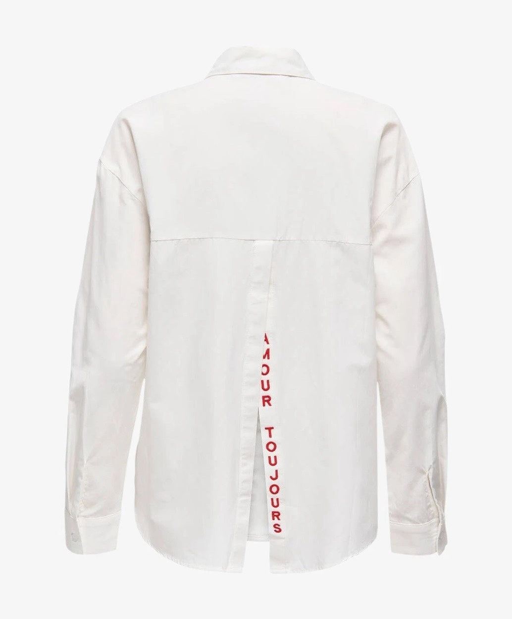 Onlria L/s Open Note Shirt Wvn Cs - Off-white