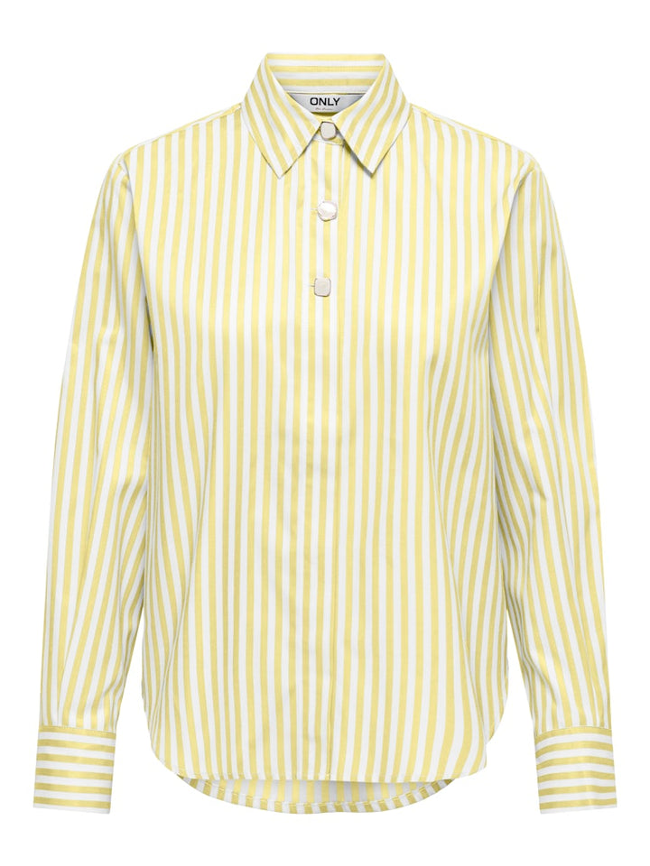 Onllyra Oregon L/s Shirt Wvn - Geel Dessin