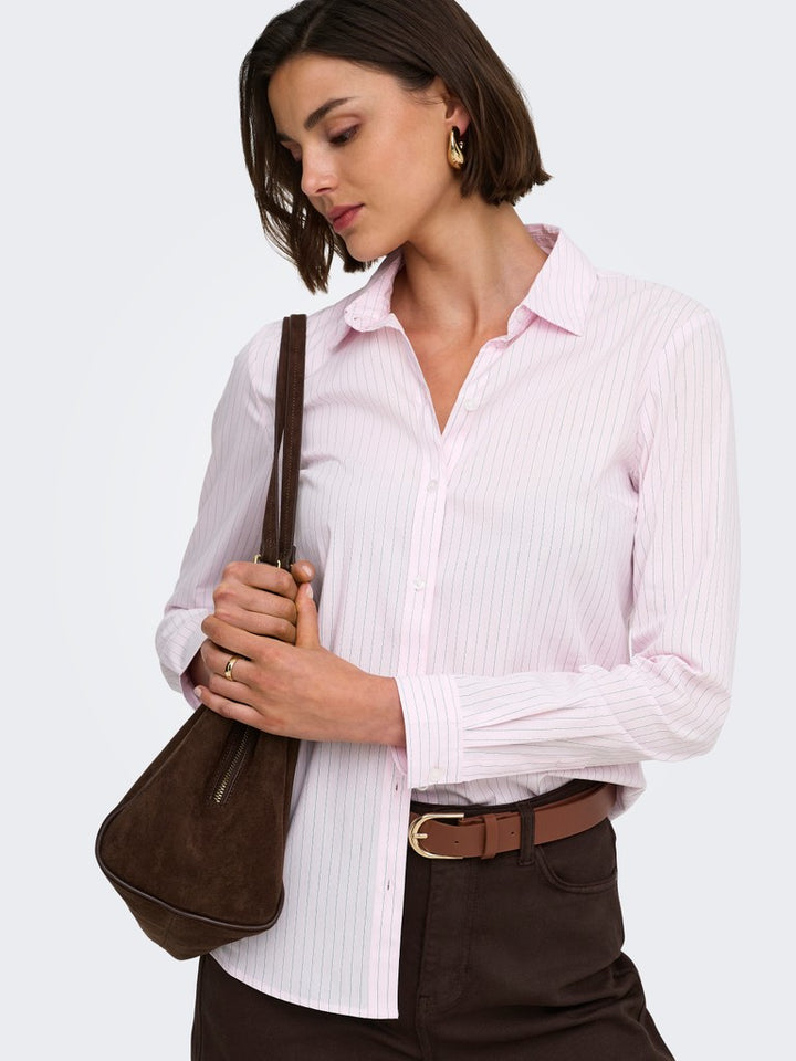 Jdymio L/s Shirt - Roze Dessin