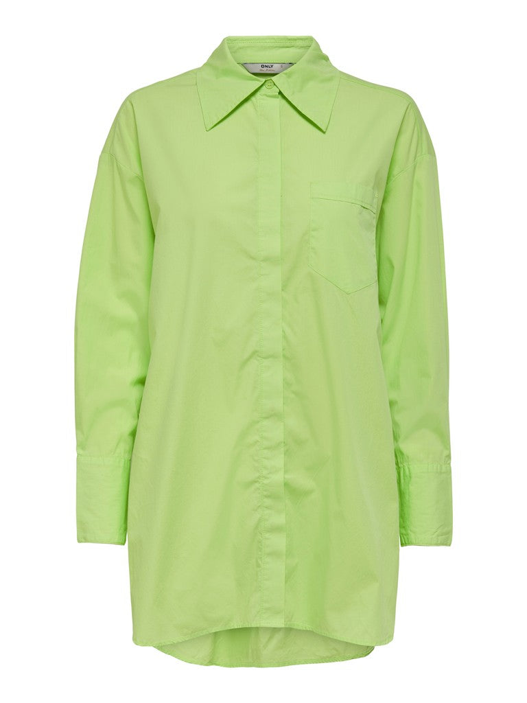 Onldora Ls Loose Shirt Wvn - Groen