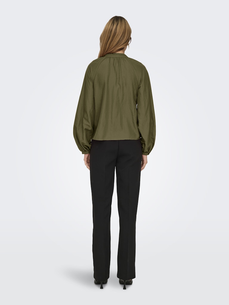 Jdyloli L/s Lace Shirt Wvn Dia - Army