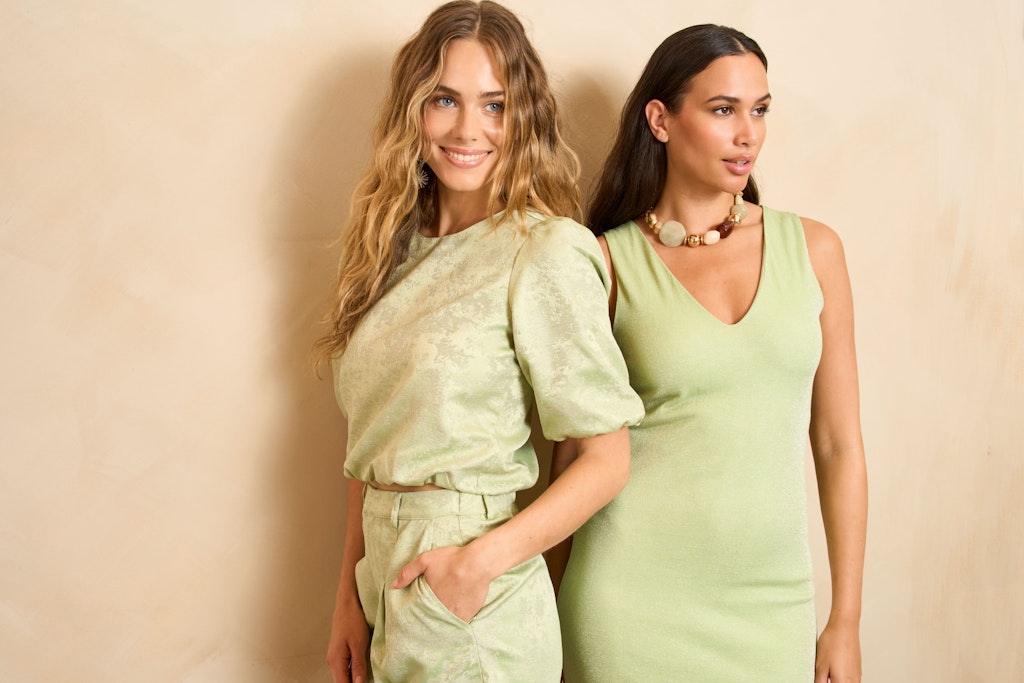 Top Solenne - Groen Dessin